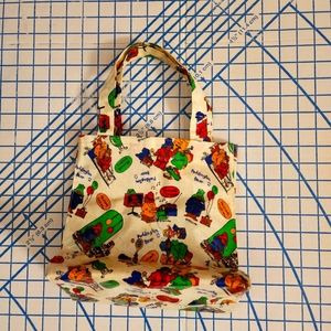 Harrods Vinyl Reusable Shopping Bag Paddington Bear Design